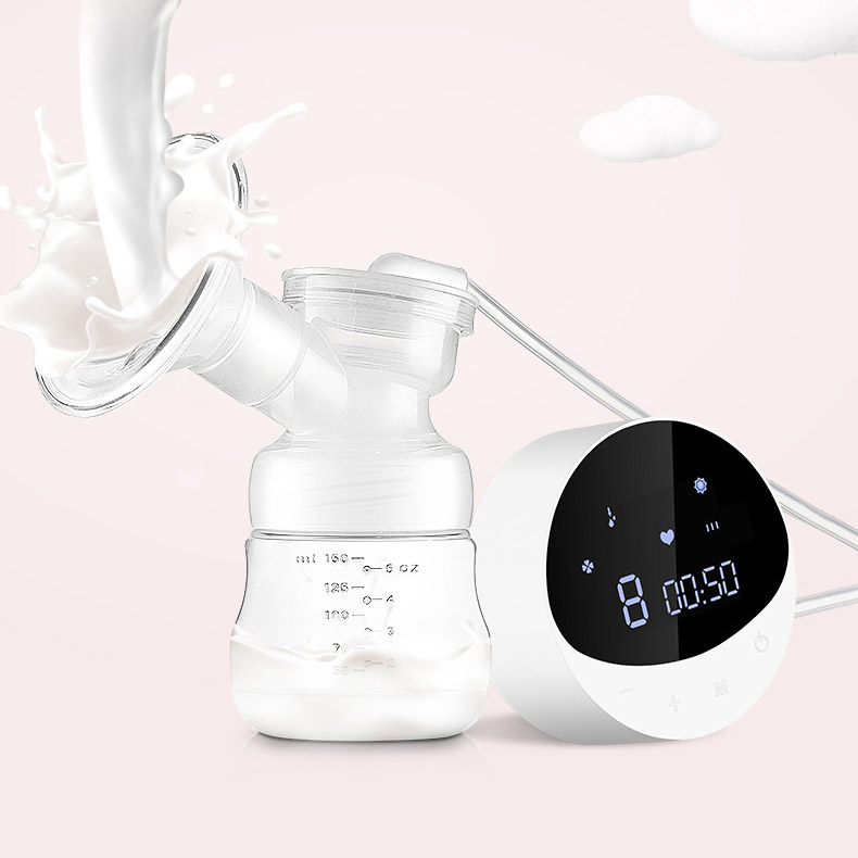 Stor rund modell elektrisk bröstpump Bilateral